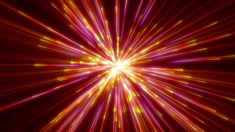 línea de bucle de tecnología velocidad futurista de la explosión de luz en el fondo del movimiento de la galaxia.