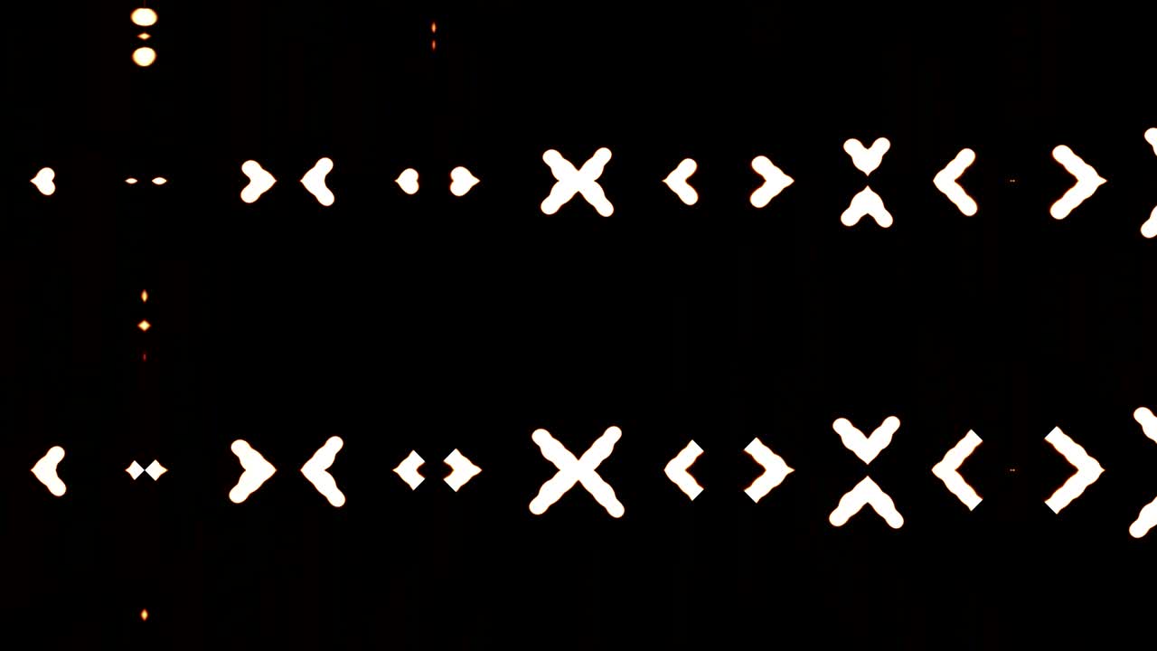 kaleidoscopio en movimiento. gráficos en movimiento de 4k