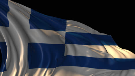 waving greek flag