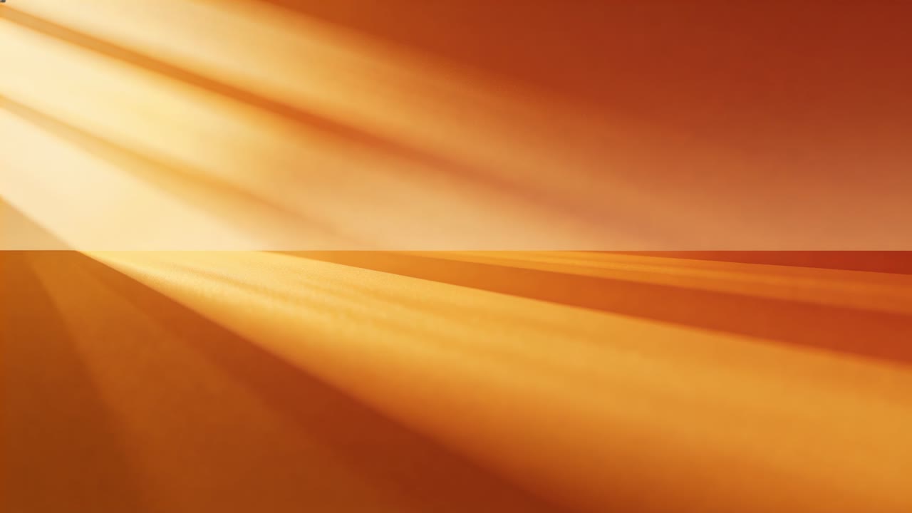 Tijdlijn-gestuurde lichtstralen die over een vlak vegen, met vanuit linksboven verschuivende kleurverlopen voor motion design.
