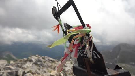 summit of a mountain in the pyrenees