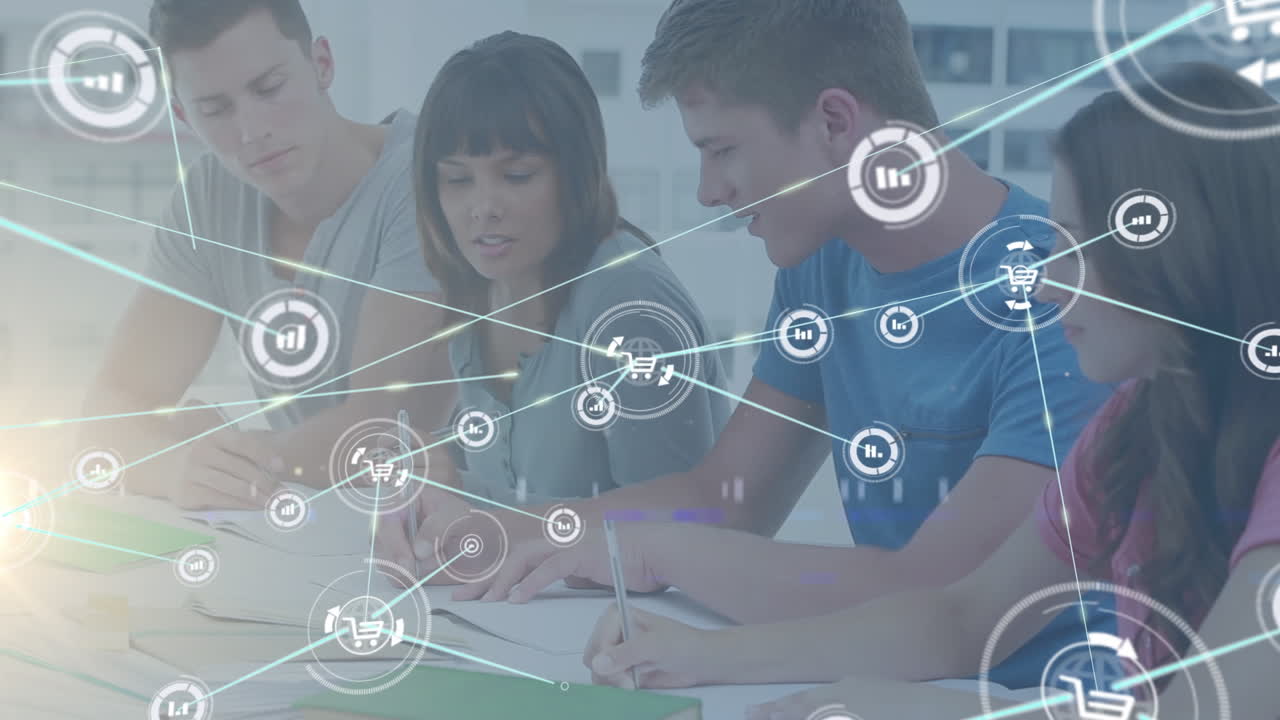 다양한 학생들의 학습에 대한 연결 네트워크의 활성화