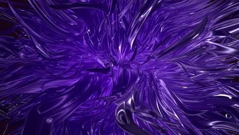 Fluidez-Y-Movimiento-Arte-Abstracto-Morado-Y-Negro