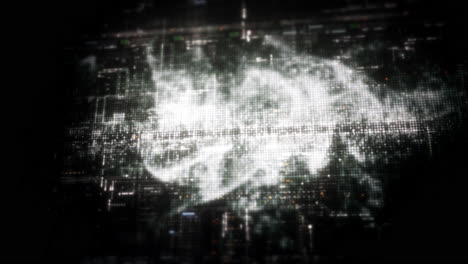abstract particle motion with vibrant colors, digital flowing particles, vr, futuristic sci-fi, tech innovation, and immersive cyber space background