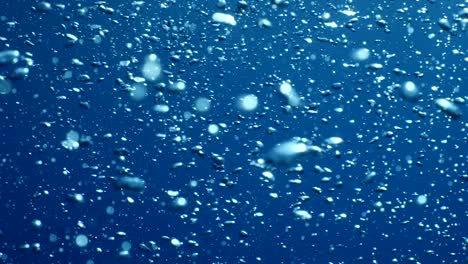 underwater close to surface with the sky view ocean scenery sun beams sun rays and air bubbles slow relaxing ocean backgrounds