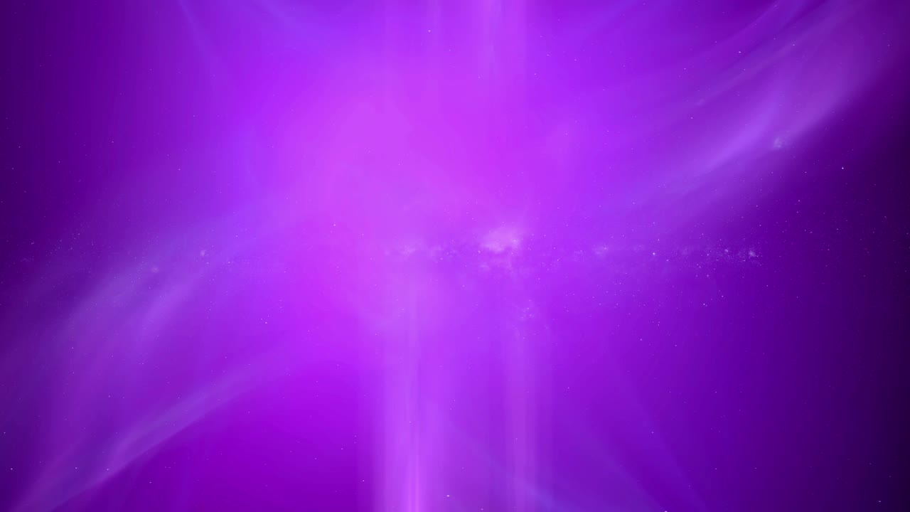 las luces de la aurora celeste vistas contra la vía láctea - bucle sin costuras