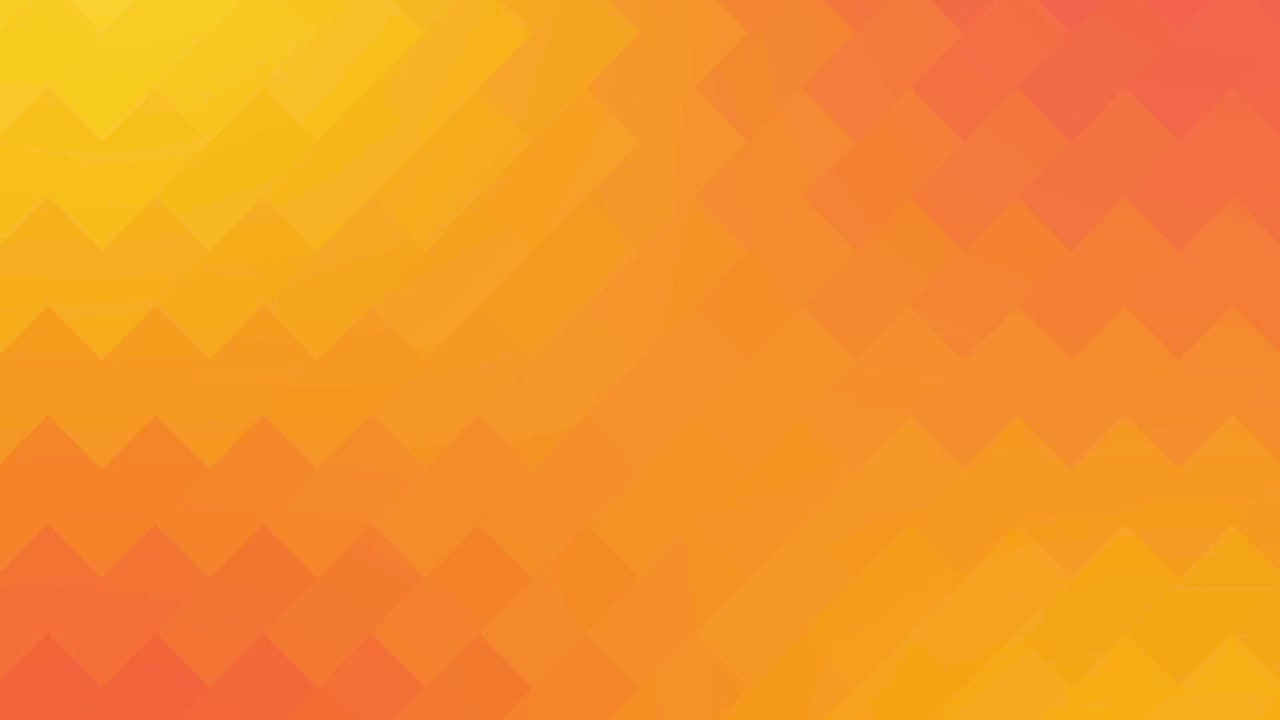 Abstract Geometric Background with Shifting Orange and Yellow Squares