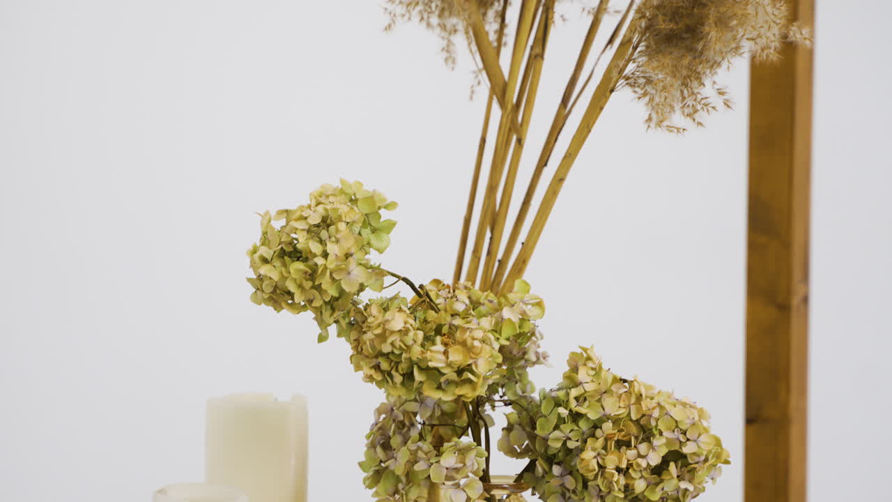 Wedding altar indoors