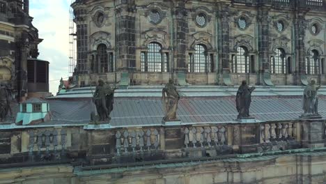 aerial view of dresden, germany