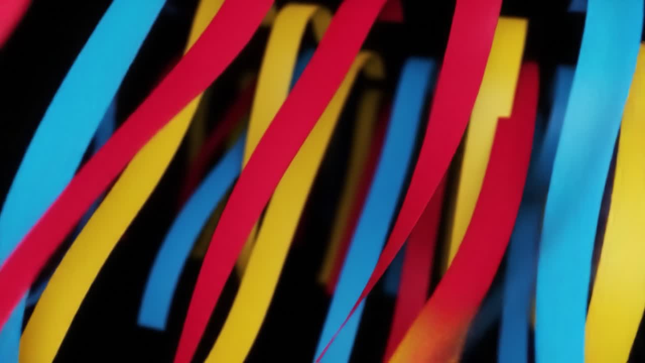 cintas abstractas de colores