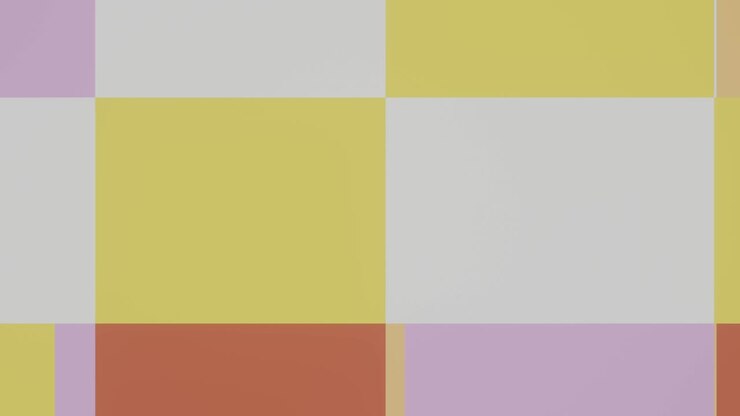 Geometric shapes abstract background in trendy colors. Seamless looping