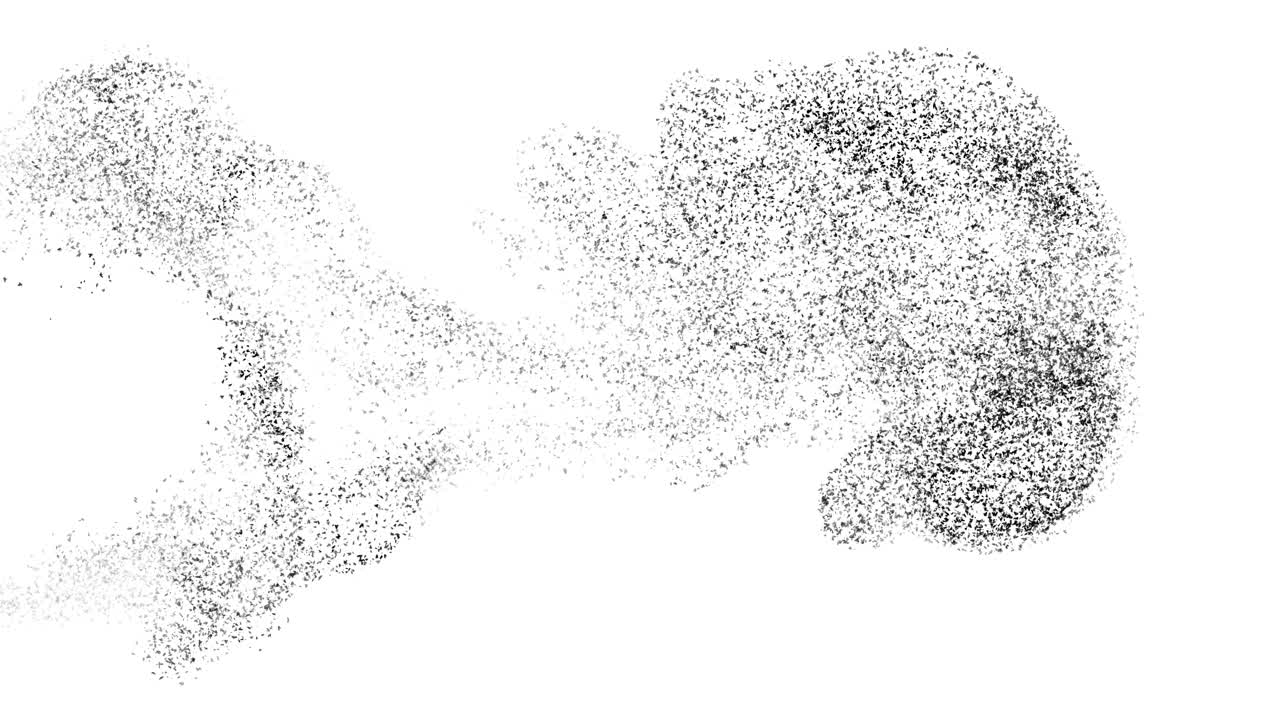 Thousands of songbirds flock of birds flying across a sunset sky fly background migration together