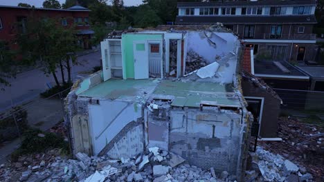 rubble ruins of the past, local government housing planning netherlands