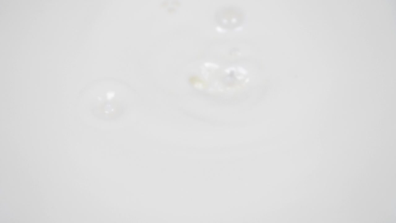 Drop of Milk Falling, Slow Motion 4K | Premium Stock Video Footage