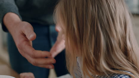 beautiful-little-girl-eating-breakfast-getting-ready-father-taking-daughter-to-school-enjoying-caring-for-childs-future