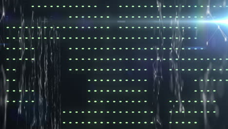 animación de iconos digitales y procesamiento de datos.