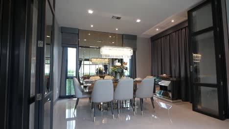 luxury and elegance home dining area decoration