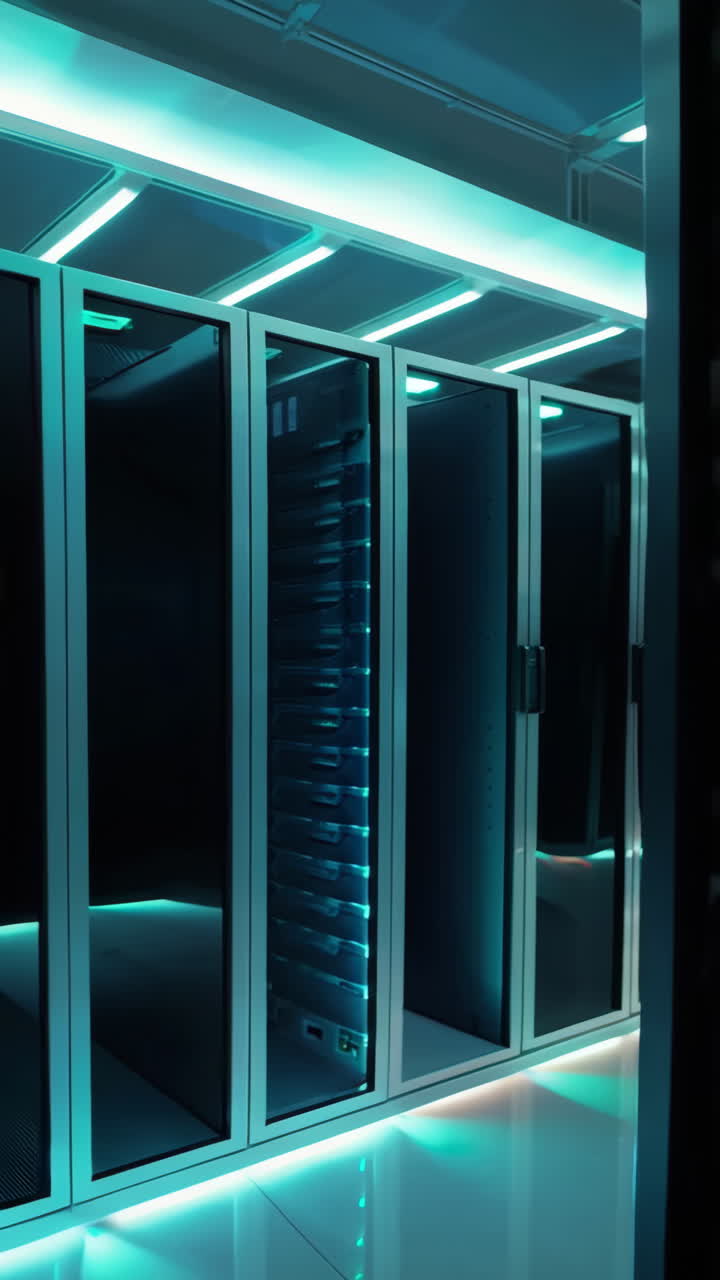 Modern Data Center Corridor