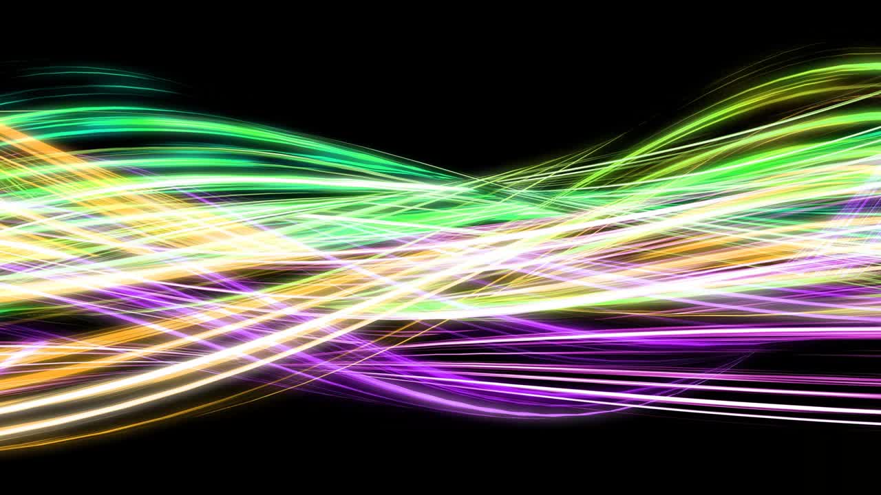 líneas de energía pura como un concepto moderno de arte