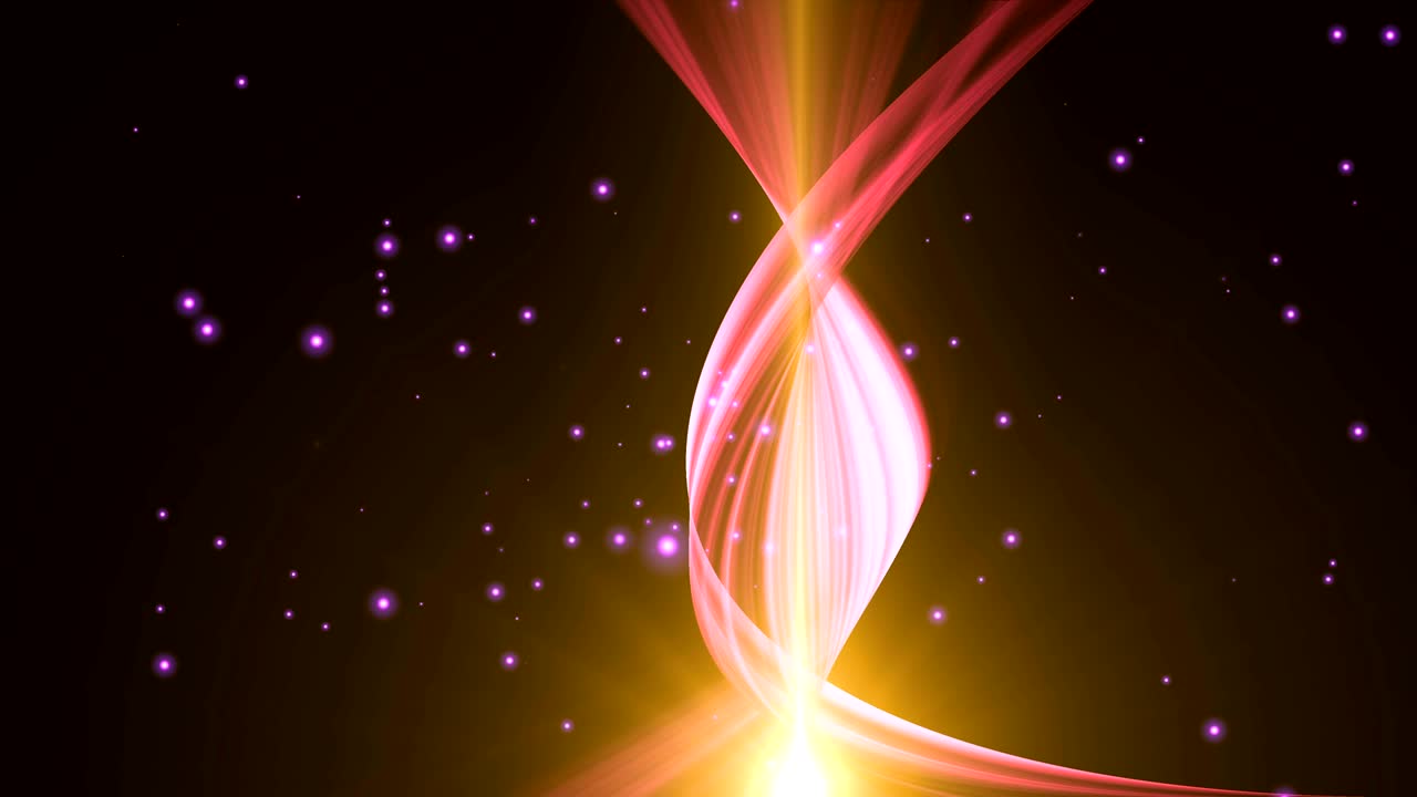 파동하는 과 입자 추상적인 배경