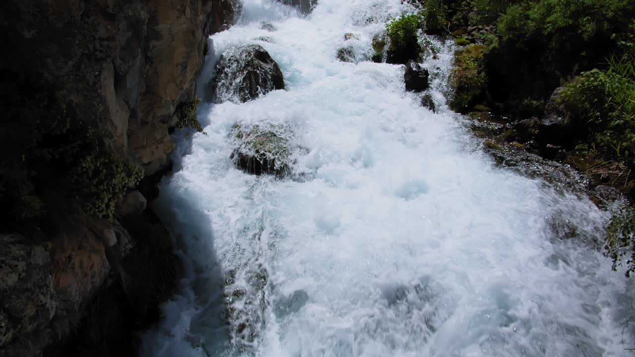 Mountain stormy river in Central Asia Badaksay 5 of 27 Uzbekistan
