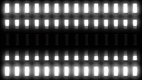 bright led light grid pattern