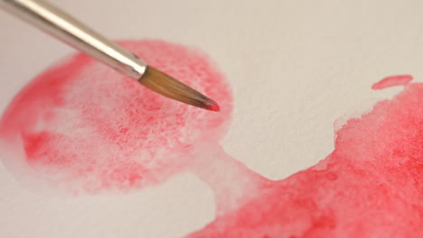 Detail-Of-A-Brush-Painting-Red-Watercolors-1