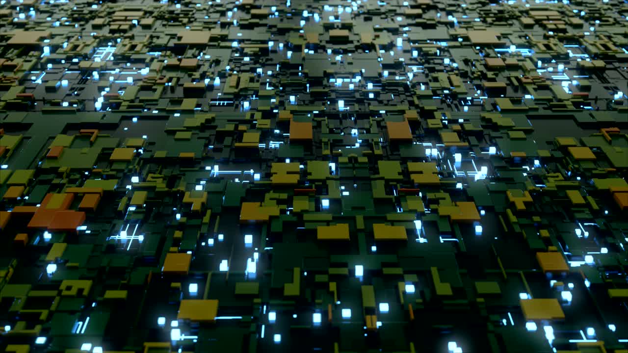 Quantum computing concept.