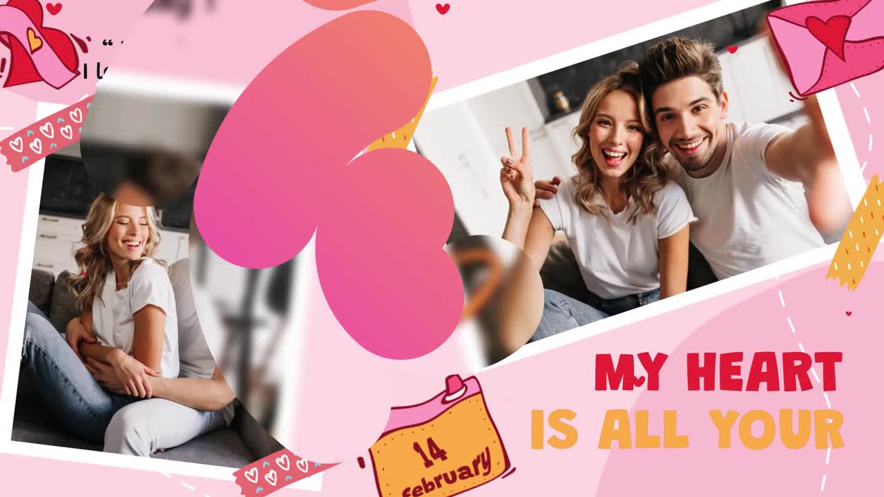 Romantic Valentine's Day Slideshow Featuring Happy Couples