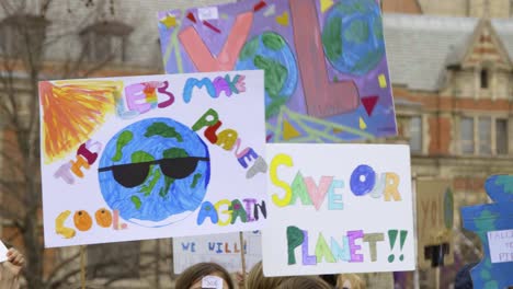 homemade climate protest signs