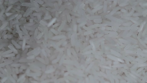 long white rice grains falling , asia important product