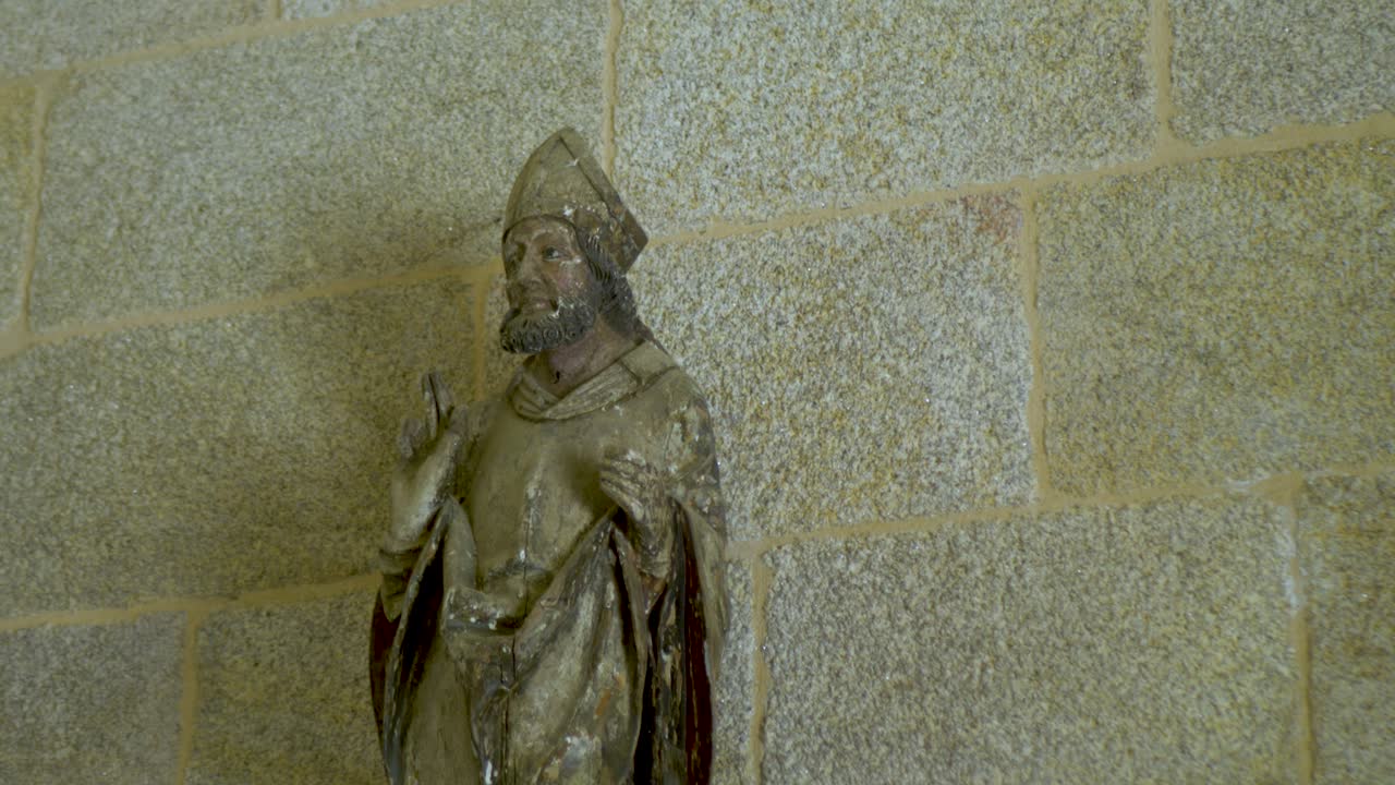 santo interior del monasterio de santo estevo de ribas de sil, nogueira de ramuin, ourense, galicia, españa