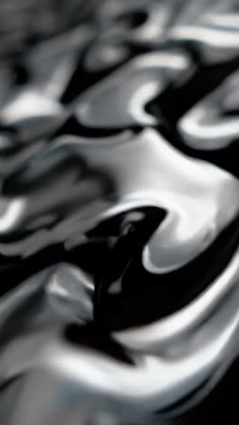abstract wavy liquid metal surface