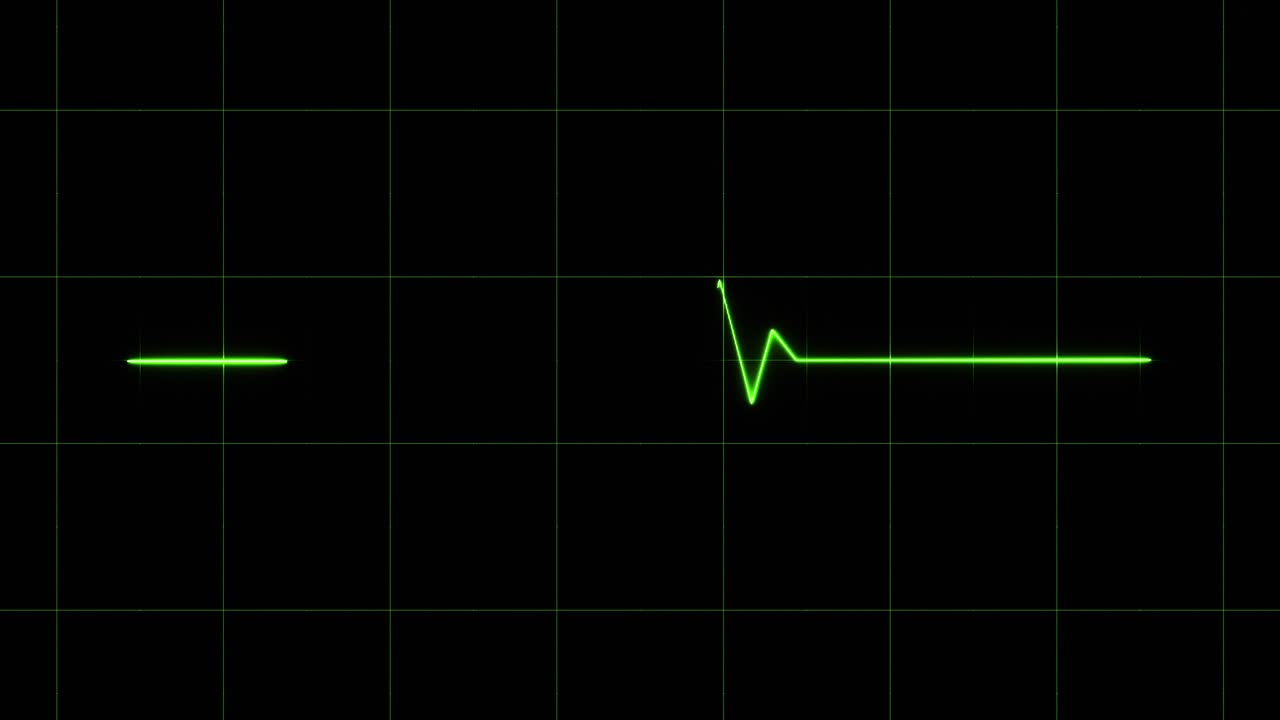 4k пульс сердечного ритма неоновый световой знак привел к циклу анимации фона. сделать неоновый абстрактный футуристический фонарь движения высоких технологий.