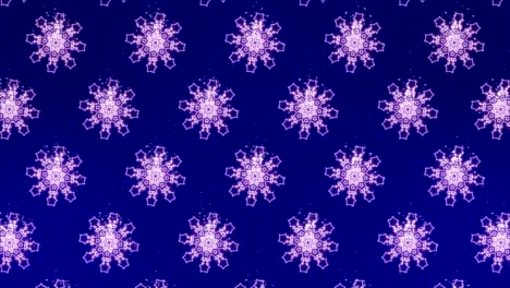 4k copo de nieve hacia abajo bucle de fondo
