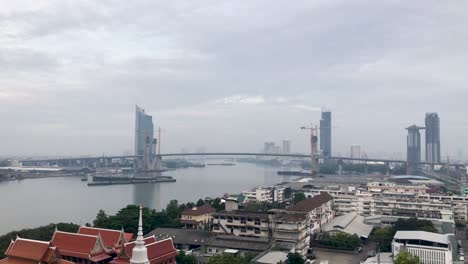 panorama view of bangkok city