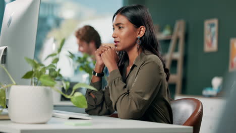 professional woman working in office