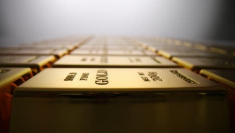 rows of gold bars