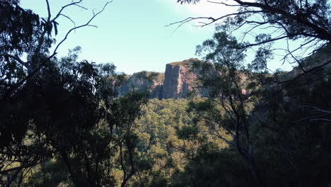 Vista-Panorámica-Desde-Las-Montañas-Azules-Durante-El-Verano-En-Sydney,-Nsw,-Australia