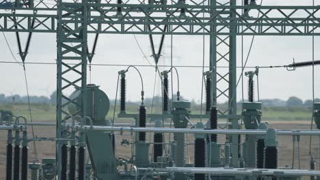 A-close-up-shot-of-an-electrical-power-plant