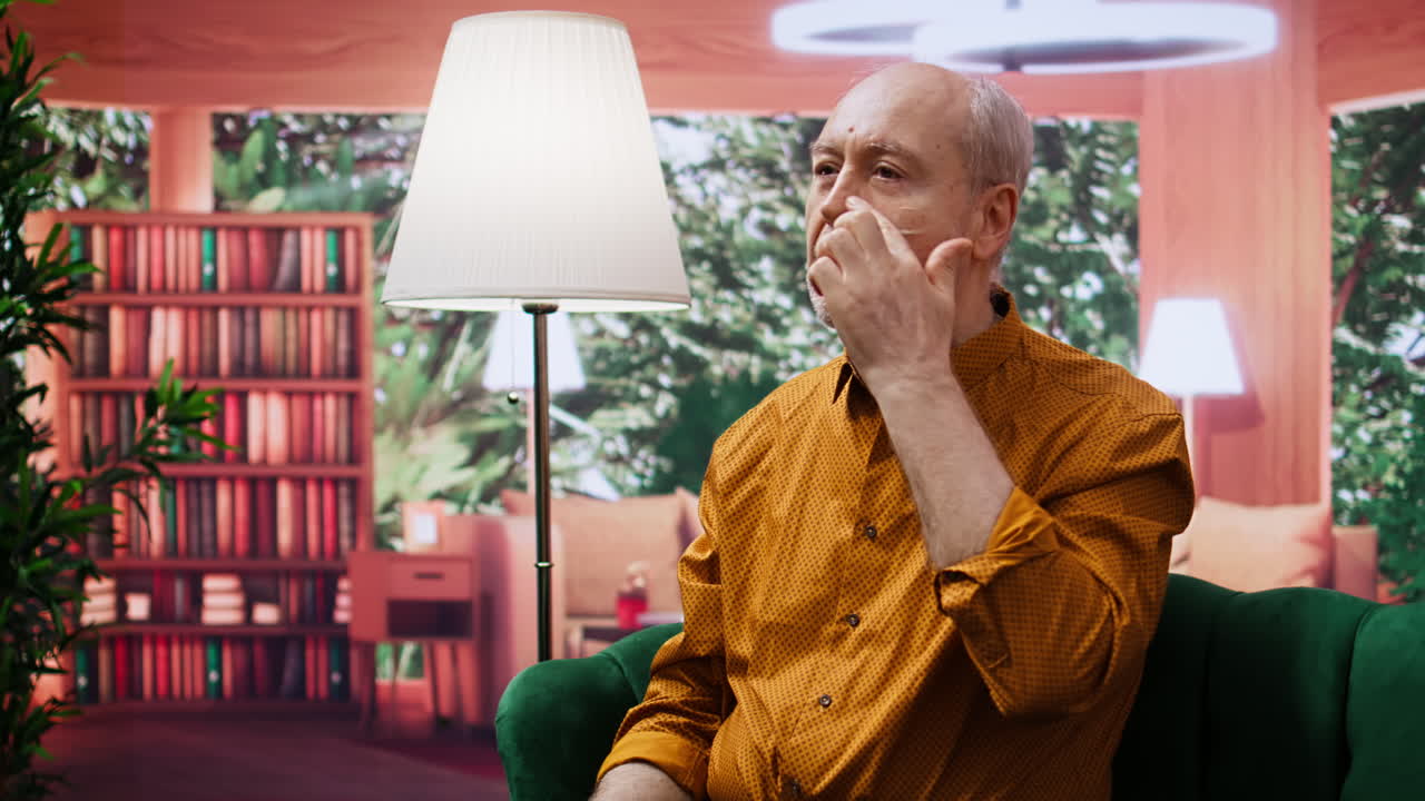 ウイルス対策用 uv プロテクションクリームを使用する高齢者