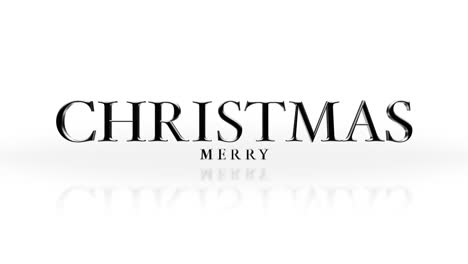 elegance merry christmas text on white gradient 1