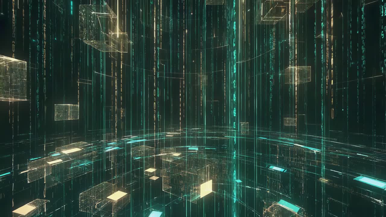 Abstract Digital Futuristic Technology