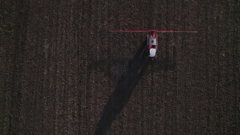 tractor combinar cosecha semilla agricultor siembra trigo dron aérea 4k