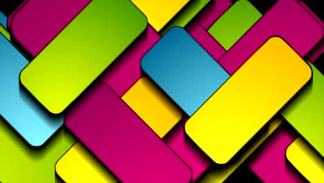 colorful rectangles abstract geometric video animation