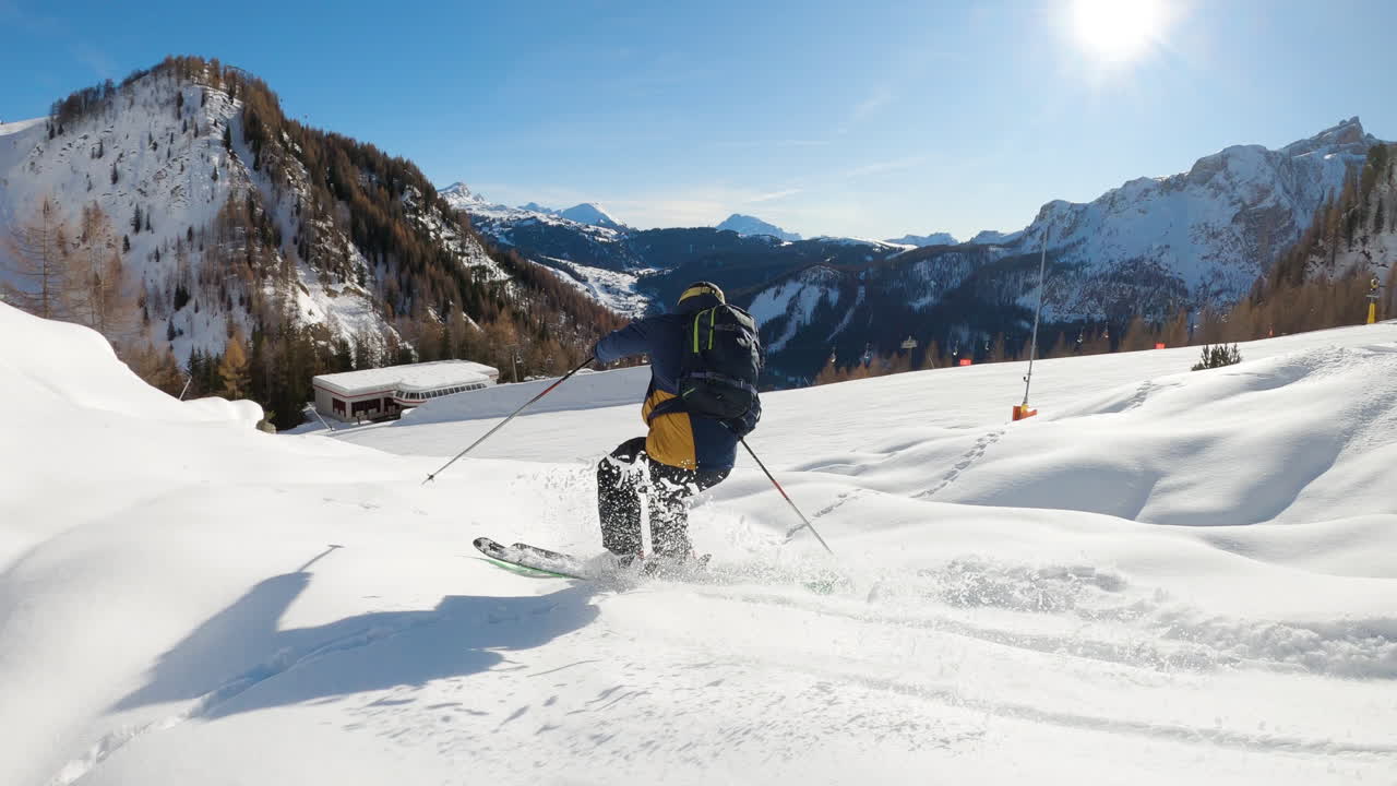 кататься на лыжах в горах