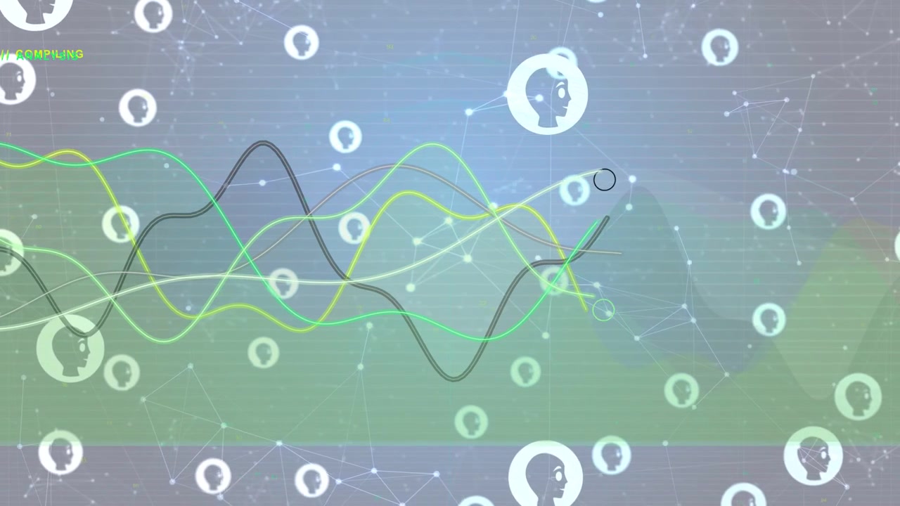 On update dashboard animating waveforms, moving selector, shifting profile icons to show network
