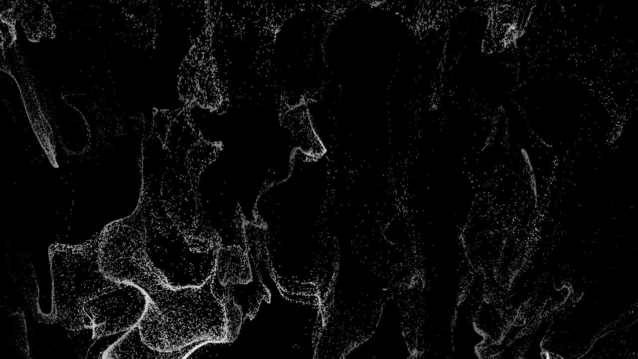 las partículas 4k explotan orgánicamente a través del marco.