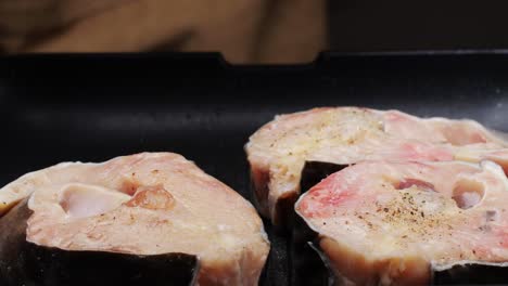 preparing pan-fried fish