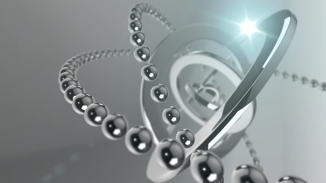 크롬 금속 기하학적 배경